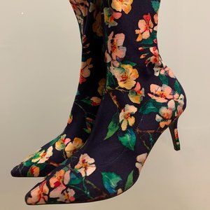 Floral Sock Boot